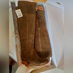 Marc Fisher thigh high suede boots